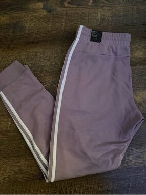 Adidas Lavender Track Joggers with White Side Stripes / Slim Fit / Medium / NWT